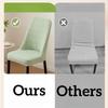 Jacquard Curved Chair Cover Modern Simple Elastic Half Pack Anti Slip Dustproof Chair Cover Stool Cover
