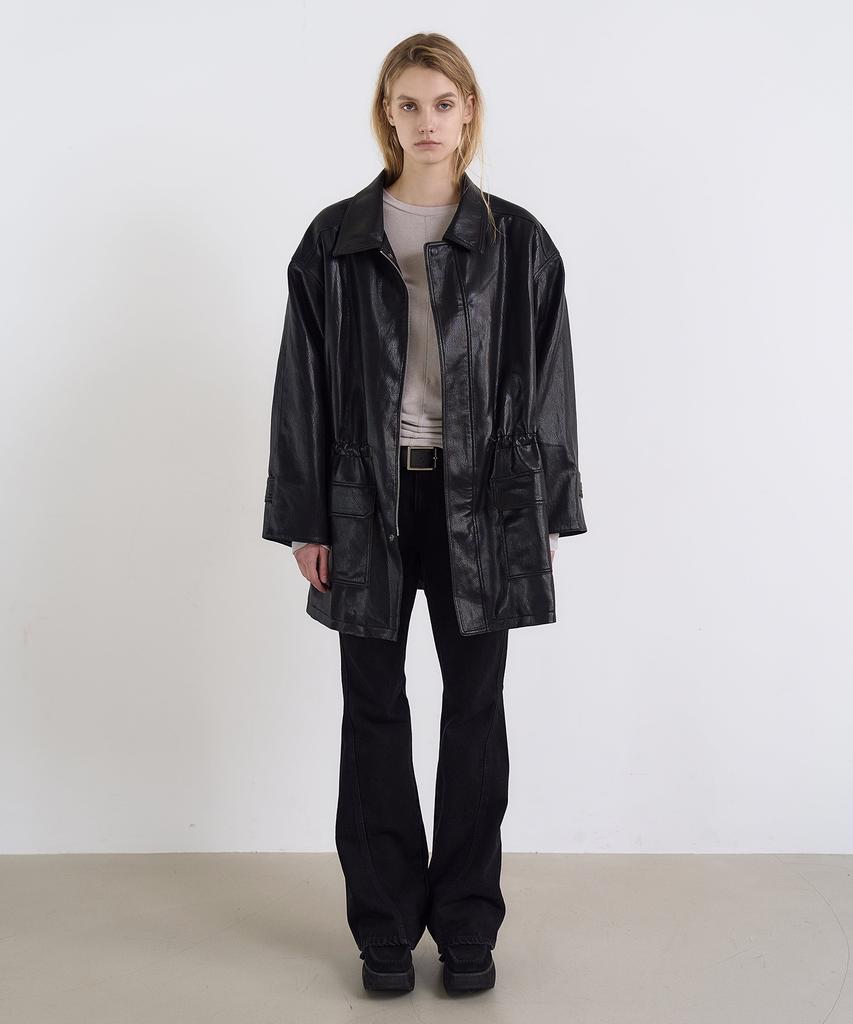 THE N:L Over Leather Jacket