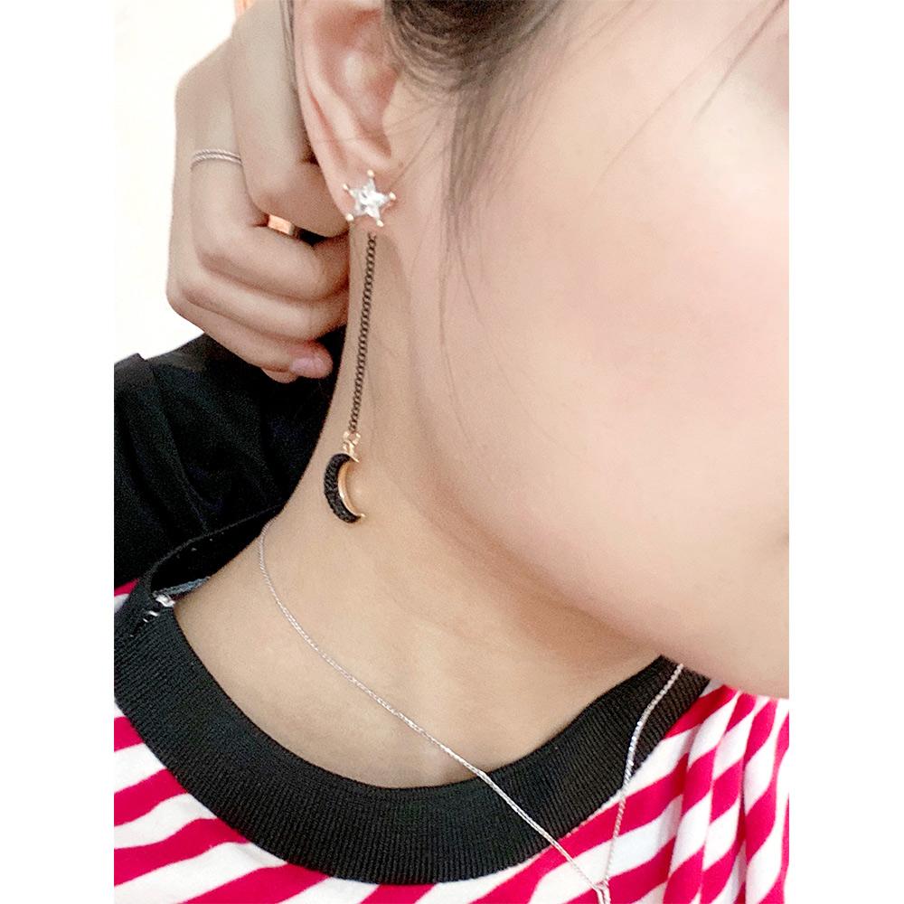 Black Brincos Planet Fashion Accessories Drop Earrings Jewelry Dangle Earrings Stud Earrings