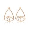 Geometric Eye New Earrings Minimalist Alloy Jewelry For Fashionable Women
