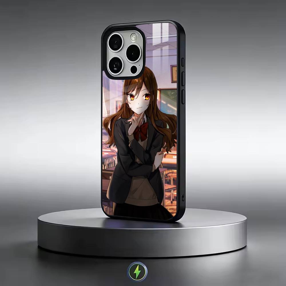 Чехол для телефона Аниме H-Horimiya-a для iPhone17,16,15,14,13,12,11 Plus,Pro Магнитный с поддержкой беспроводной зарядки Magsafe