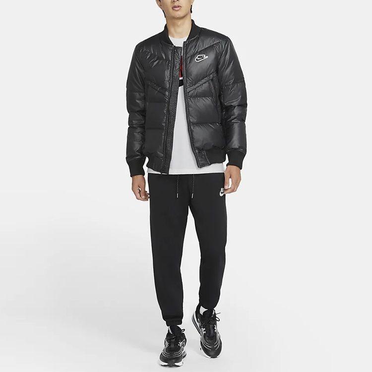 Nike Спортивная пуховая куртка Зимняя мужская Черная CU4403-010