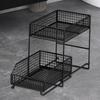 2 Tiers Under Sink Organizers, Slide Out Cabinet Storage Bin Countertop Organizer