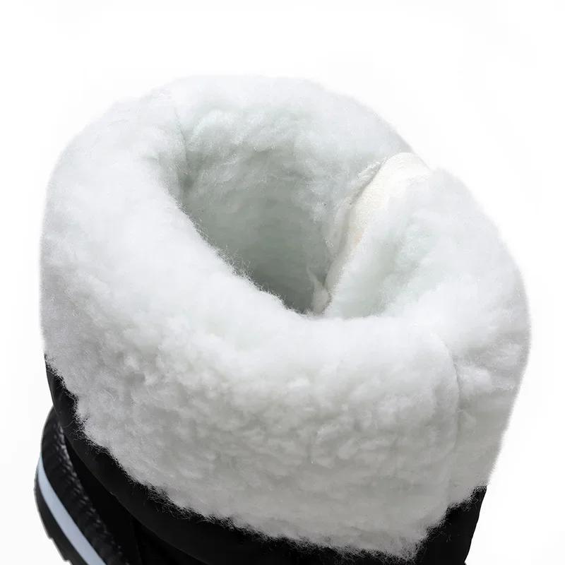 2026 Женские Снегоступы Платформа Зимние Сапоги Толстый Плюш Водонепроницаемые Нескользящие Модные Женские Зимние Ботинки Теплые Меховые Botas mujer