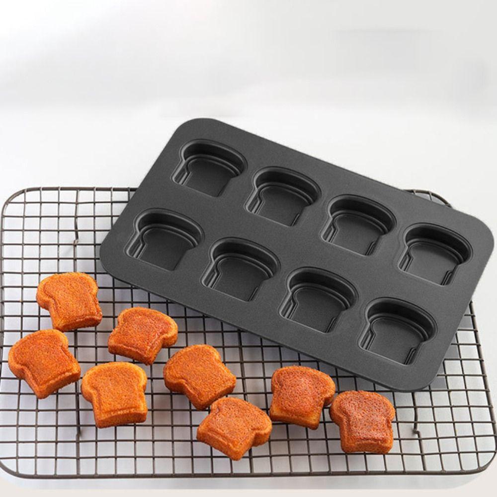 Nonstick Madeleine Cake Baking Pan 6/8 Cavity Dessert Baking Tray Bread Baking Mold Household
