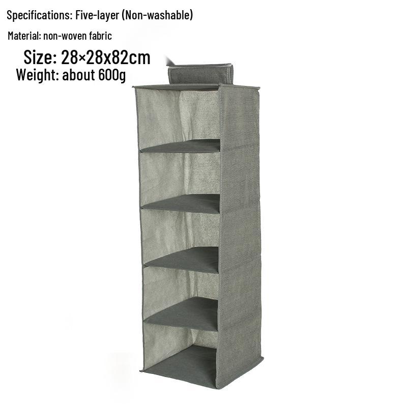 Multi-Layer Hanging Wardrobe Organizer for Clothes Storage