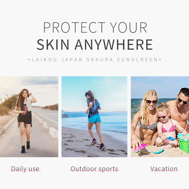 LAIKOU Солнцезащитный крем для лица Japan Sakura SPF50, солнцезащитный крем для защиты от ультрафиолетовых лучей PA+++, 50 г