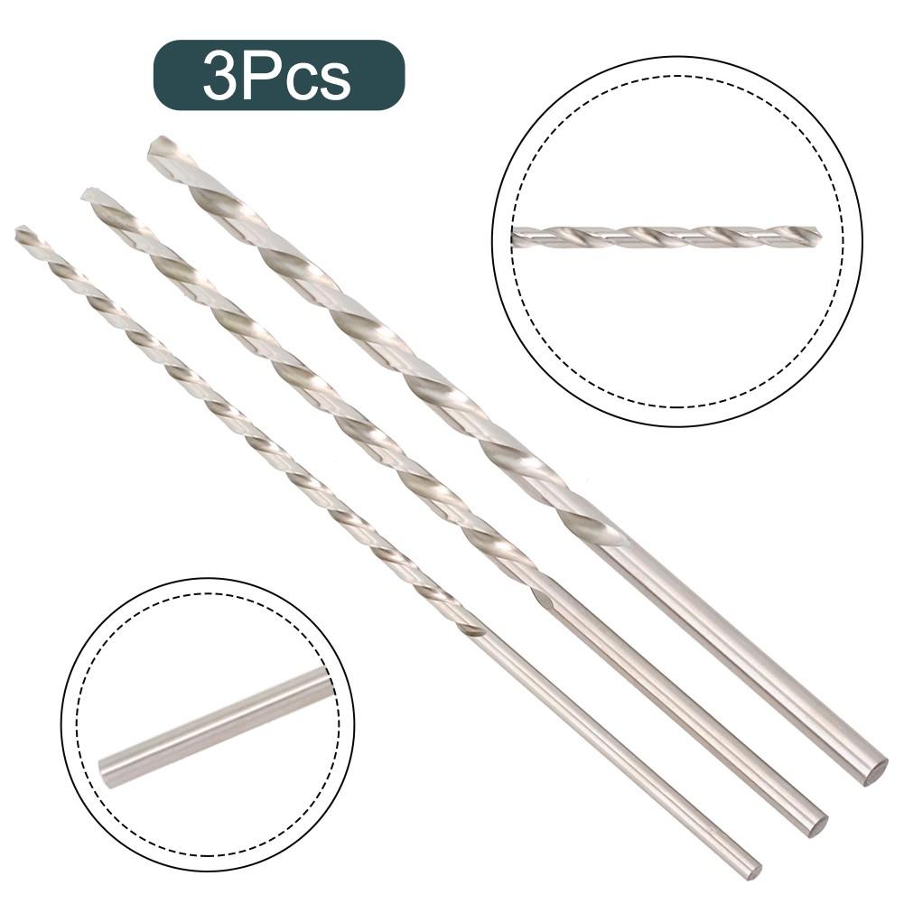 Набор спиральных сверл по дереву, 3 шт., 30 см, диаметр 6, 8, 10 x 300 мм