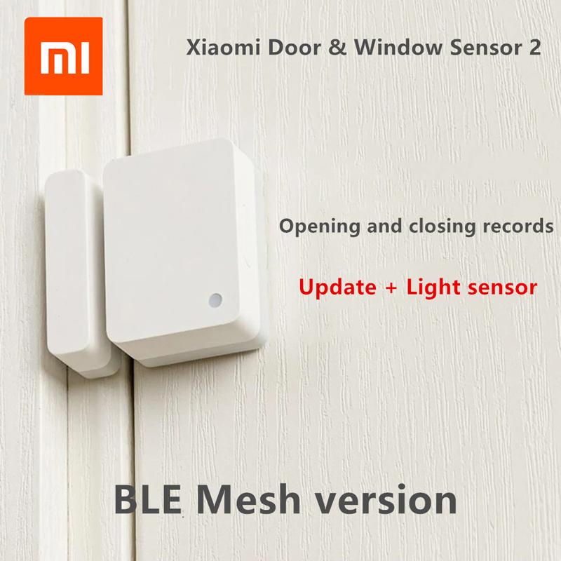 Xiaomi Датчик двери и окна Mijia 2, Bluetooth-соединение, интеллектуальная система сигнализации, умный дом, автоматическое освещение для приложения Mi Home