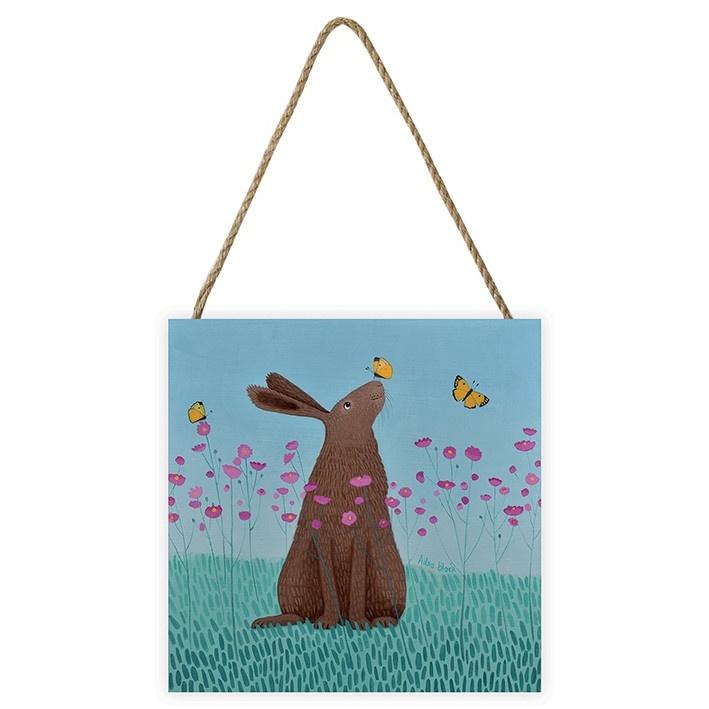 Ailsa Black Butterfly Bartering Wood Print