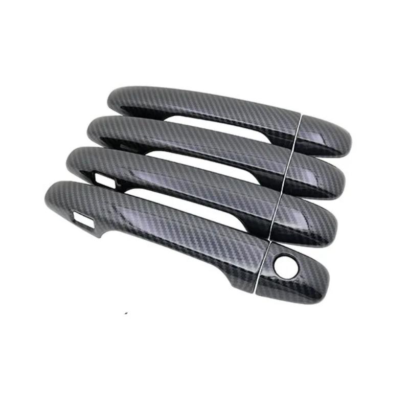 Car Decoration Door Handle Cover ForToyota Avensis T270 2010-2018 Cars Accessories Carbon Fiber Exterior Styling Stickers