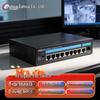 Dahua 8-портовый гигабитный PoE-коммутатор для видеонаблюдения, китайская вилка (адаптер в комплекте)