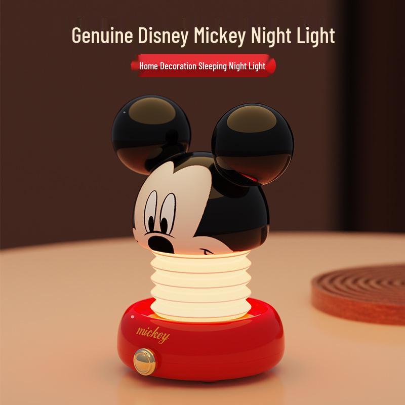 Mickey Light and Shadow Wizard: Dual-Color Sleep Aid Night Lamp