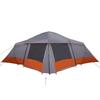 Family Tent with Grey and Orange Roof 721 x 335 x 212 cm