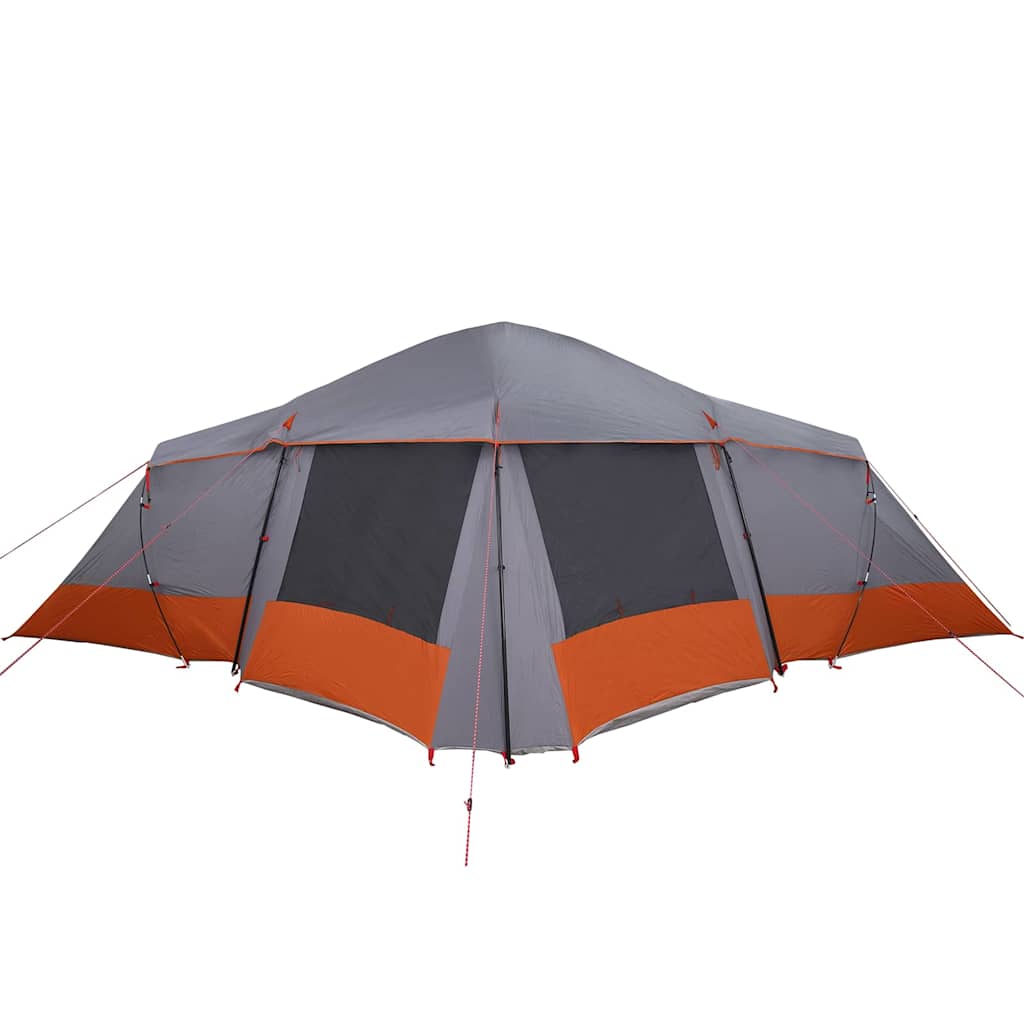 Family Tent with Grey and Orange Roof 721 x 335 x 212 cm