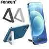 FONKEN Mini Invisible Foldable Phone Holder Universal Aluminum Alloy Stand Back Sticker Bracket