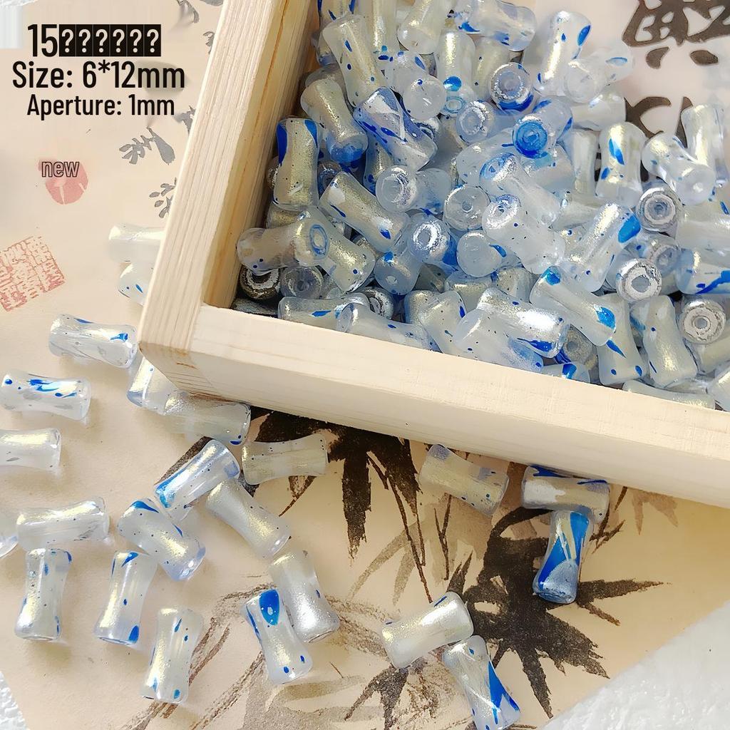 Китайские бамбуковые бусины-разделители лэмпворк для изготовления украшений своими руками