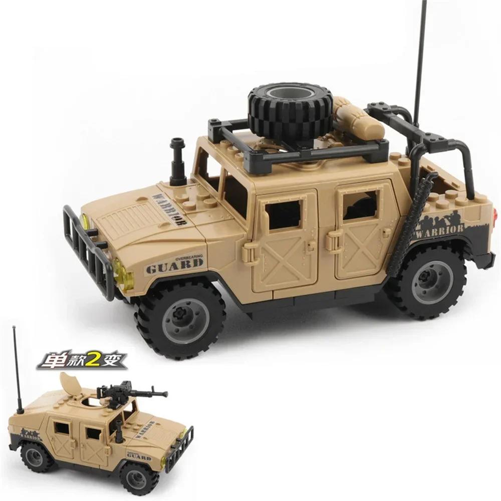 Army Soldiers Special Police Special Forces Armored Vehicle DIY Model Building Blocks Brick Toy Gift