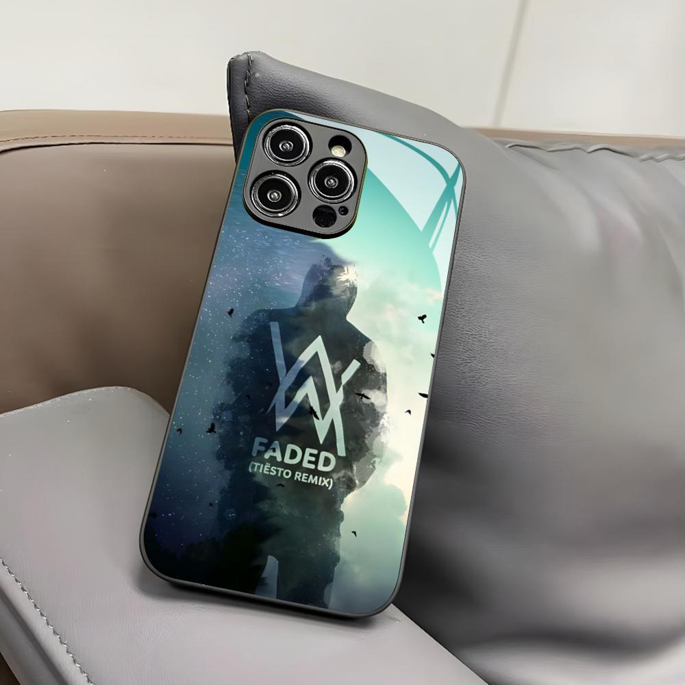Чехол для телефона Alan Walker DJ Faded для Iphone 15 14 12 11 13 Pro Max Mini 8 X Xr Xs 7 Puls стекло