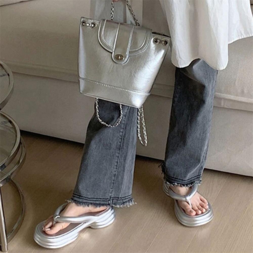 New Arrivals Open Run Women Punching Design Summer Slipper Eva Vacation Strap