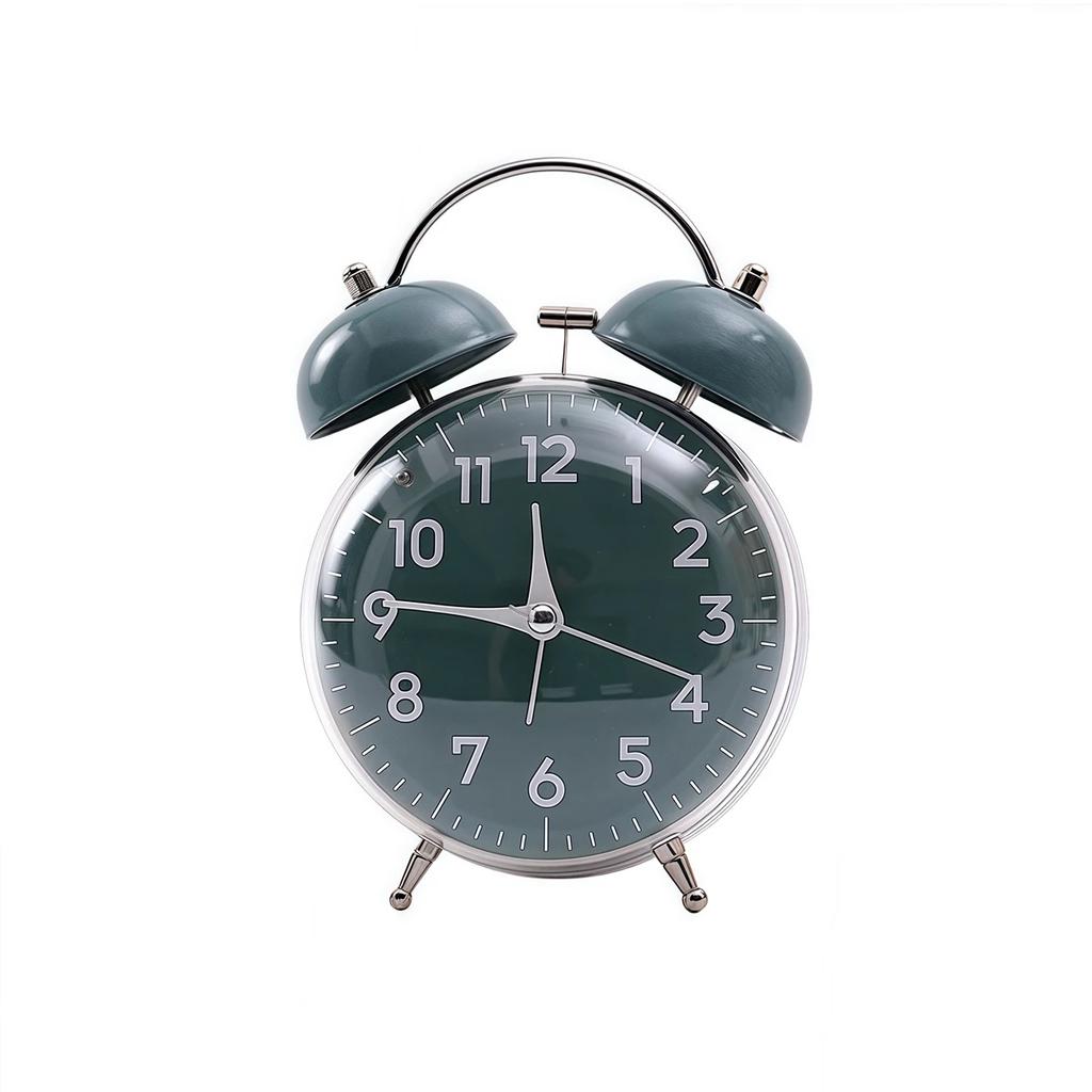 Battery Operated Clock Extra Loud Alarm Built-in Night Light Effective Sound Alarm Morning Routine For Bedroom