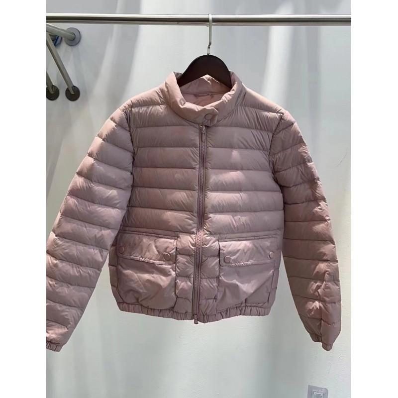 Womens Lightweight Short Down Jacket 90% White Duck Slim Fit Casual Hoodless Puffer Coat Winter