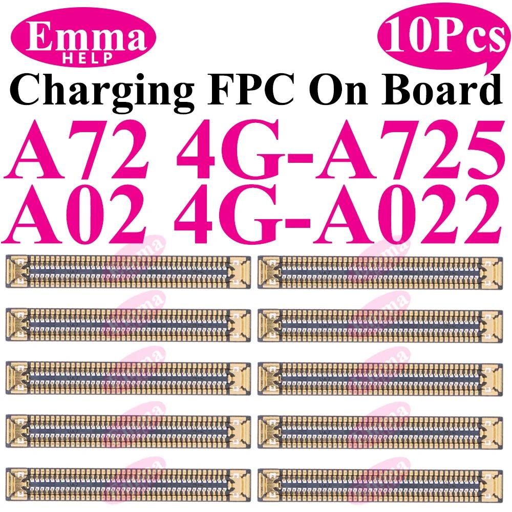 10 шт. USB-зарядное устройство Порт зарядки FPC-коннектор Для Samsung Galaxy A12 A22 A32 A52 A72 A02 A03 A13 A23 A33 A53 A73 Штекер на плате