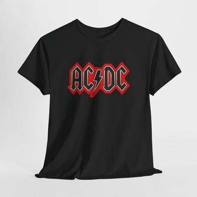Черная футболка AC/DC – Унисекс футболка рок-группы для мужчин или женщин