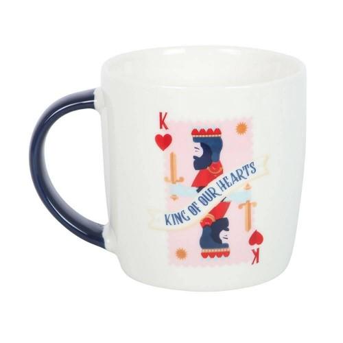 Something Different King Of Our Hearts Playing Card Mug Set