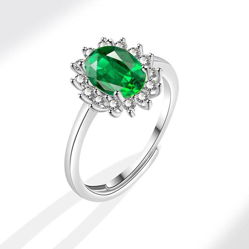 Женское персонализированное кольцо на палец с цирконием, кольца для женщин, обручальное кольцо из медного сплава золотого цвета, модные украшения на удачу, подарок, регулируемые женские кольца