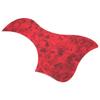 2Pcs Acoustic Guitar Pickguard Folk AntiScratch Guard Plate Replacement for 3841in Celluloid(Red Tortoise Color Bird