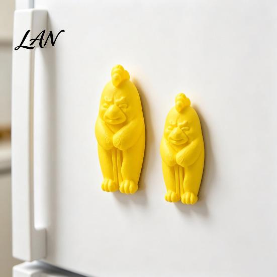 Food Bag Sealing Clip Farm Animal Refrigerator Magnet, Snack Reusable Sealer for Kitchen, Shape Decorative Fridge Magnet Clips