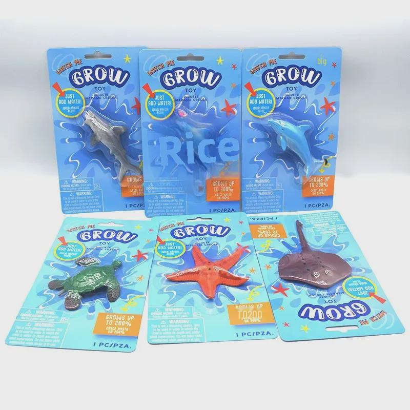 Водные расширяющиеся игрушки морские животные: Образовательные модели ручной работы для детей начальной школы