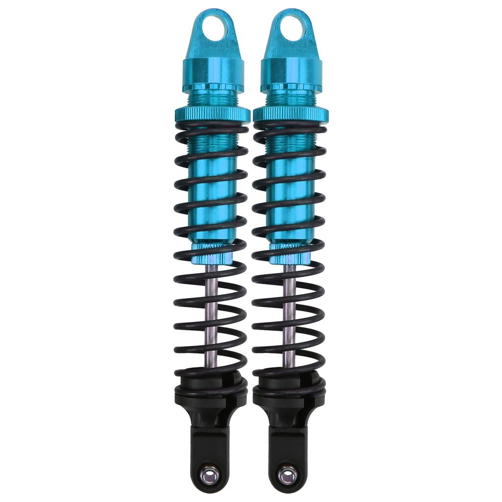2Pcs 188mm RC Aluminium Shock Absorber Damper for HSP 94050 1 5 RC Gasoline OffRoad Cars(Silver )