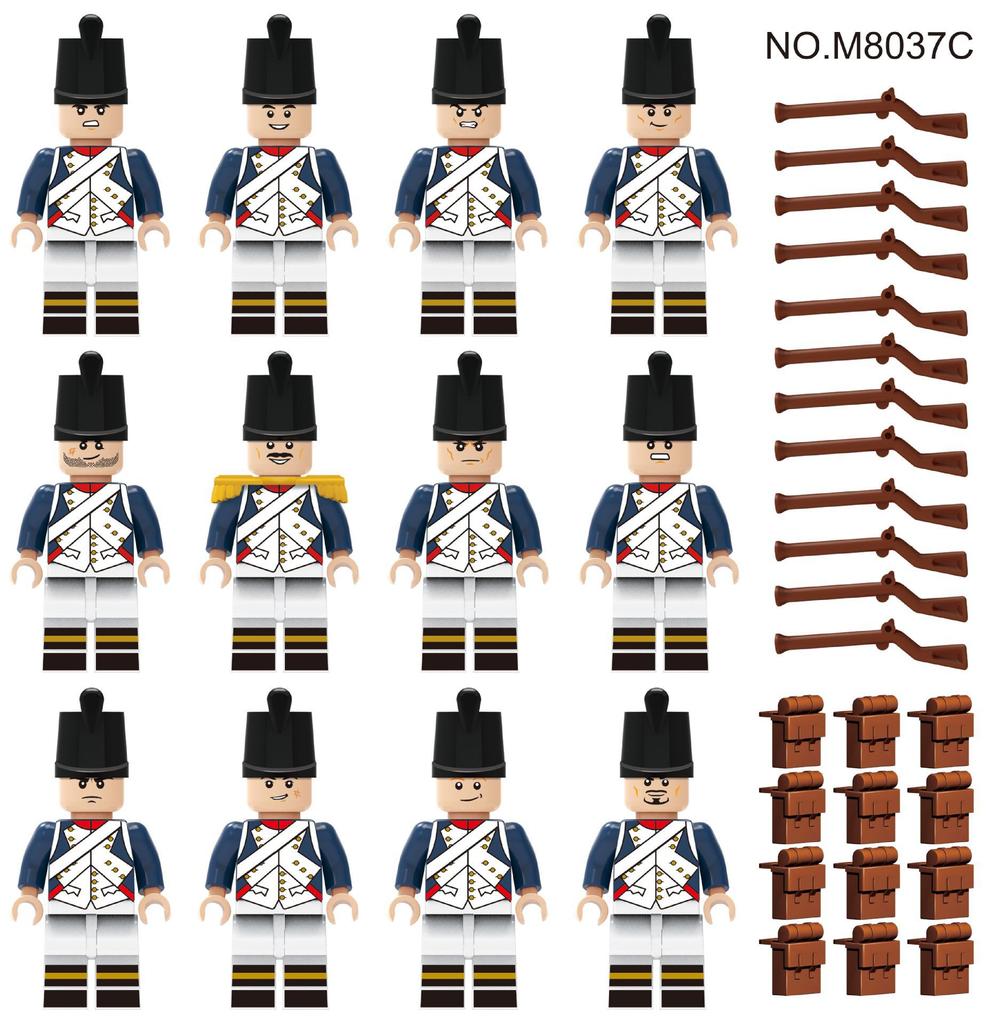 36 European soldiers M8037A Small particle child infantryman Royal Navy