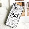 Physic Equations Math Phone Case For iPhone 15 16 Pro Max 11 12 13 14 Pro Max 7 8 Plus X XS XR 12 13 Mini Cover
