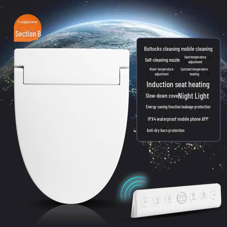 Универсальный умный чехол для сиденья унитаза с подогревом — многофункциональный для использования дома и в гостиницах.
