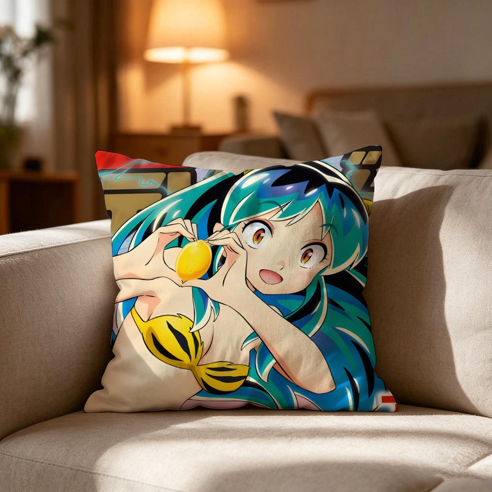 Urusei Y-Yatsura АНИМАЦИОННЫЙ ФИЛЬМ Наволочка Чехол для Подушки Мягкая Стирка Наволочка Многоцелевой Для Дивана Кровати Путешествий Офиса