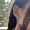 youngglow 14k volume heart piercing