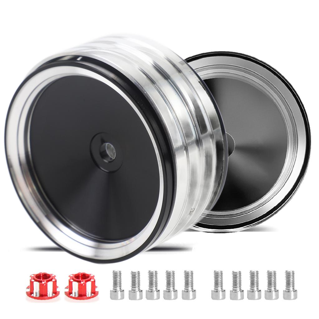 4 шт. Ступица колесного диска 1,9 дюйма Металлическая ступица Замена для Axial SCX10 Имитация внедорожника Запирающая шина