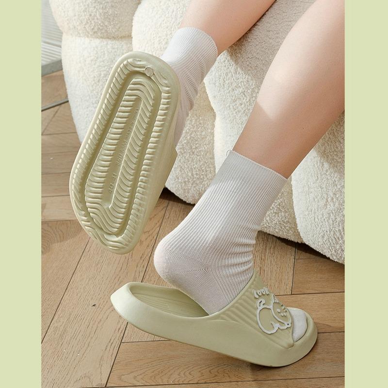 Женские тапочки с облаком на мягкой подошве, летние пляжные толстые тапочки на платформе, сандалии, женские тапочки из ЭВА, домашние шлепанцы для пары