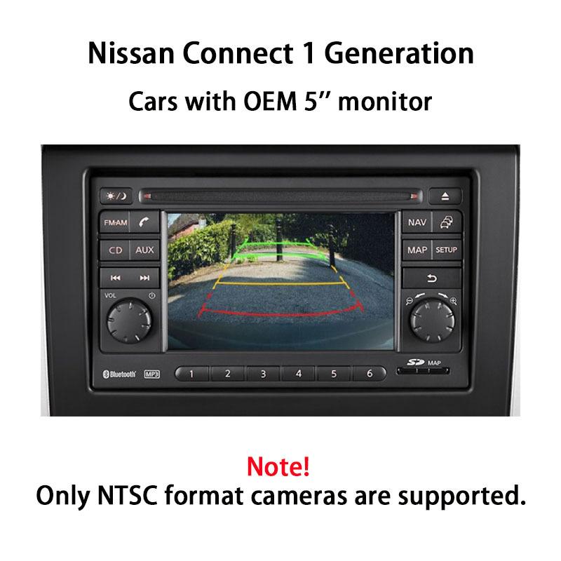 Camera Connection C24 Cable for Nissan Bosch Radio origina Rogue Micra Juke X-Trail work with Connect OEM multimedia system