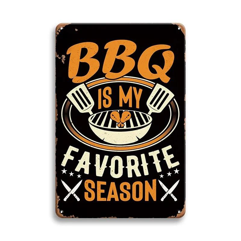 Hot Dog Fresh Hamburgers Metal Signs BBQ Vintage Posters Home Kitchen Wall Decor Iron Plate Painting Fast Food Shop Plaques