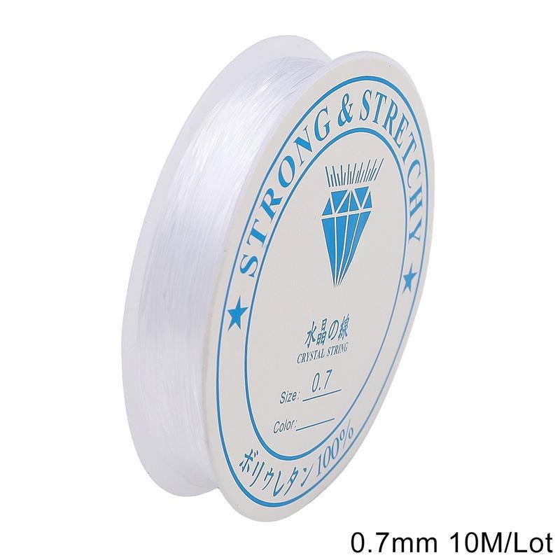 Прозрачная неэластичная кристальная леска для самостоятельного изготовления бисера и аксессуаров для ювелирных изделий