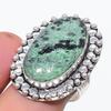 Natural Ruby Zosite Gemstone 925 Sterling Silver Jewelry Ring Size 8.5 U0n54