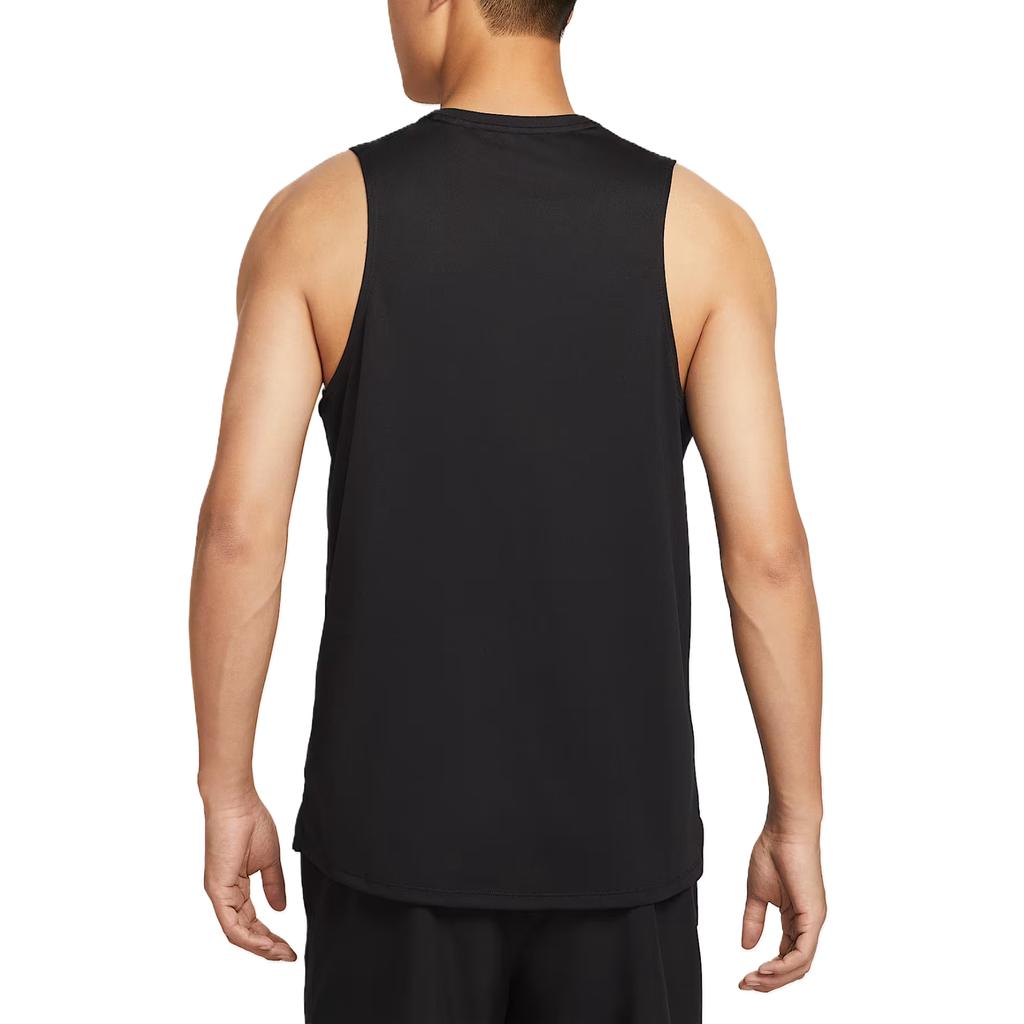 Nike Dri Fit Tank Tops Men's Black Crew Neck Moderate Other HV6909-010