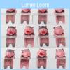 And Adorable Colorful Hippo Model Toy Blind Box Figurines For Cars Gifts And