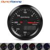 Dynoracing 2'' 52mm Dual Display 0-30 IN.HG Vacuum Gauge 7 Colors Led Vacuum Meter with Stepper Motor Car Meter