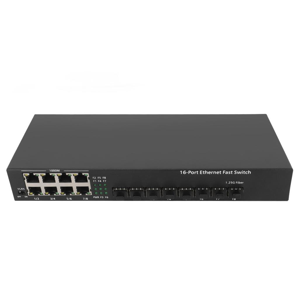 Gigabit Ethernet Switch 16 Ports CAT5e CAT6 10 100 1000M Auto Negotiate Computer Networking Switch