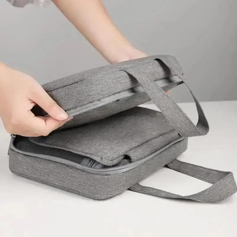 Портативная косметичка Multifu Dry Wet Separation Four Fold Bags Большая вместимость дорожная водонепроницаемая складная коробка для хранения